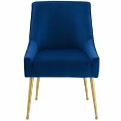 Cheap 🎉 Modway Discern Pleated Back Upholstered Velvet Dining Chair In Navy 👍 -Cheap Office Chairs Store 1995419 13 L
