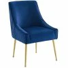 Cheap 🎉 Modway Discern Pleated Back Upholstered Velvet Dining Chair In Navy 👍 -Cheap Office Chairs Store 1995419 L