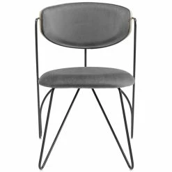 Discount ❤️ Modway Prevail Velvet Dining And Accent Chair In Black And Gray ✔️ -Cheap Office Chairs Store 1995526 12 L