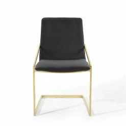 Cheap ❤️ Modway Pitch Velvet Dining Armchair In Gold And Black 🧨 -Cheap Office Chairs Store 1995998 14 L