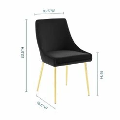 Best deal 🎁 Modway Viscount Velvet Dining Chairs In Gold And Black (Set Of 2) 👏 15 Best deal 🎁 Modway Viscount Velvet Dining Chairs In Gold And Black (Set Of 2) 👏 -Cheap Office Chairs Store 1996055 12 L