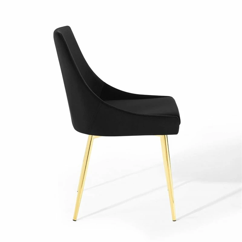 Best deal 🎁 Modway Viscount Velvet Dining Chairs In Gold And Black (Set Of 2) 👏 7 Best deal 🎁 Modway Viscount Velvet Dining Chairs In Gold And Black (Set Of 2) 👏 - Image 5