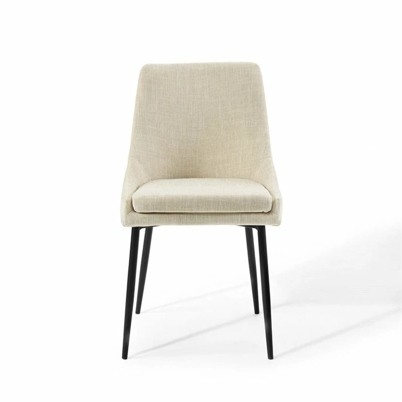 Best Pirce ✨ Modway Viscount Upholstered Dining Chairs In Black And Beige (Set Of 2) 🌟 9 Best Pirce ✨ Modway Viscount Upholstered Dining Chairs In Black And Beige (Set Of 2) 🌟 - Image 7