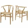 Promo ⌛ Modway Amish Wood Dining Armchair In Natural (Set Of 2) 🤩