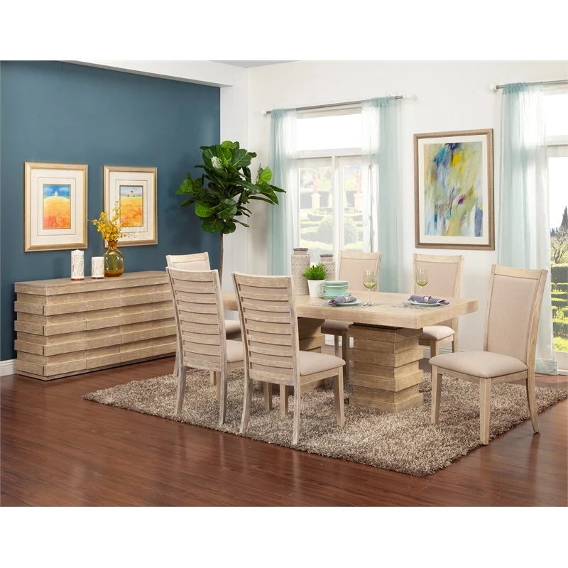 Promo 🔥 Alpine Furniture Chiclayo Set Of 2 Slat Back Dining Side Chairs In Mocha (Brown) 💯 4 Promo 🔥 Alpine Furniture Chiclayo Set Of 2 Slat Back Dining Side Chairs In Mocha (Brown) 💯 - Image 2