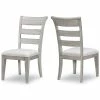 Promo ❤️ Legacy Classic Furniture Belhaven Ladder Back Side Chair (set Of 2) In Weathered Plank Finish Wood ❤️