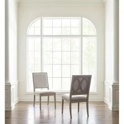 Hot Sale 🎁 Legacy Classic Furniture Cinema By Rachael Ray Upholstered Side Chair (set Of 2) Shadow Grey Finish Wood 🛒 -Cheap Office Chairs Store 2002792 7 L