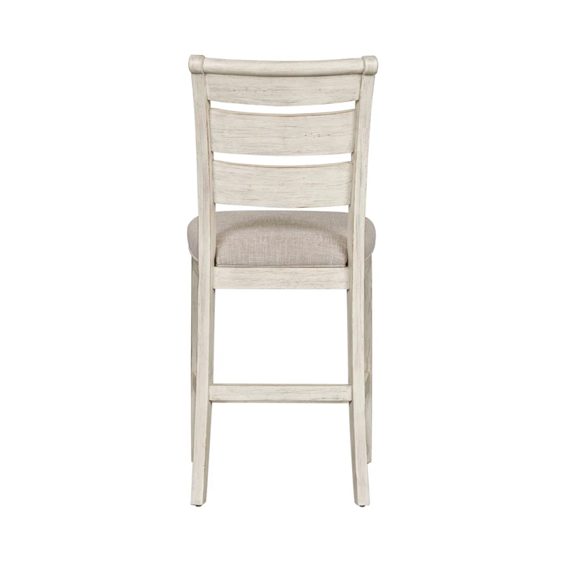 Best Pirce ๐ฅ Liberty Furniture Farmhouse Reimagined White Ladder Back Uph Counter Chair (RTA)-Set Of 2 ๐ 6 Best Pirce ๐ฅ Liberty Furniture Farmhouse Reimagined White Ladder Back Uph Counter Chair (RTA)-Set Of 2 ๐ - Image 4