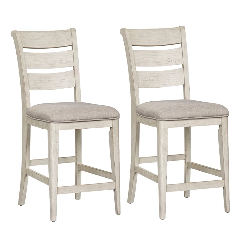 Best Pirce ๐ฅ Liberty Furniture Farmhouse Reimagined White Ladder Back Uph Counter Chair (RTA)-Set Of 2 ๐ 3 Best Pirce ๐ฅ Liberty Furniture Farmhouse Reimagined White Ladder Back Uph Counter Chair (RTA)-Set Of 2 ๐