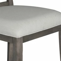 Budget 🥰 Liberty Furniture Modern Farmhouse Dark Gray Ladder Back Side Chair (RTA)-Set Of 2 ✔️ -Cheap Office Chairs Store 2004300 2 L