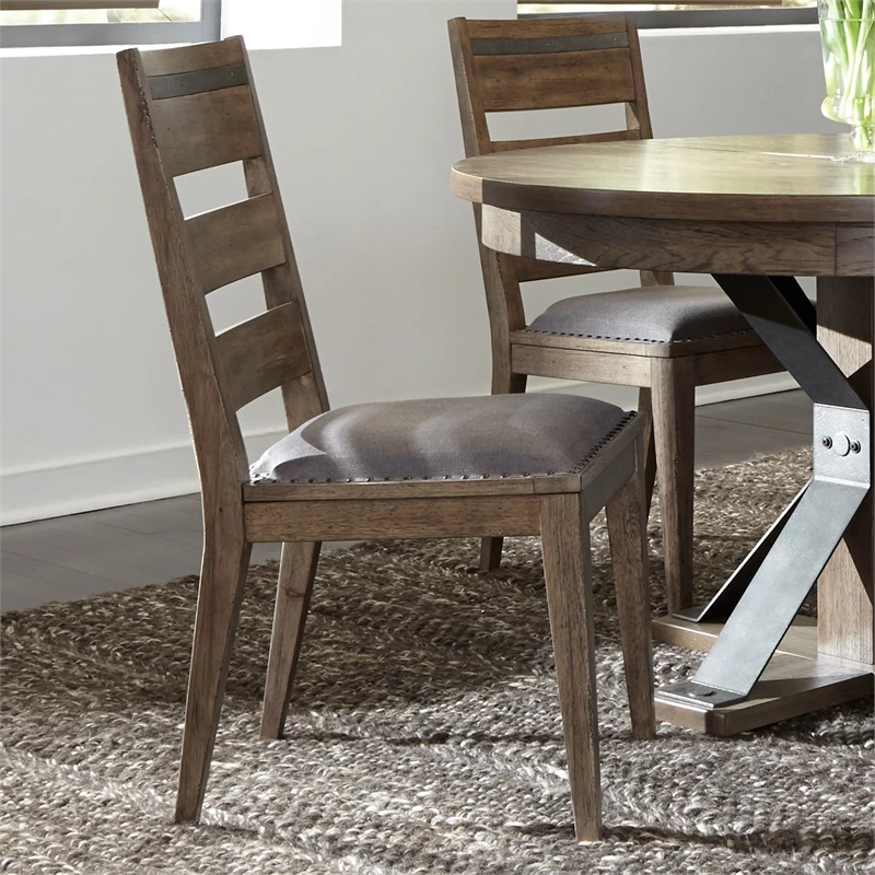 Outlet 💯 Liberty Furniture Sonoma Road Ladder Back Side Chair-Set Of 2 ⭐ 4 Outlet 💯 Liberty Furniture Sonoma Road Ladder Back Side Chair-Set Of 2 ⭐ - Image 2