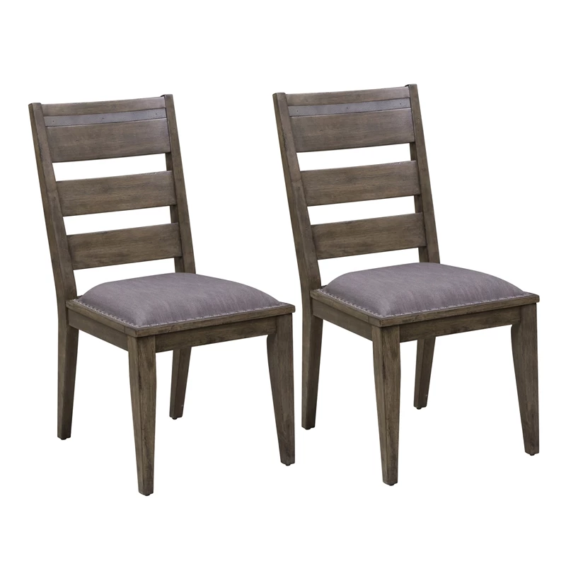 Outlet 💯 Liberty Furniture Sonoma Road Ladder Back Side Chair-Set Of 2 ⭐ 3 Outlet 💯 Liberty Furniture Sonoma Road Ladder Back Side Chair-Set Of 2 ⭐