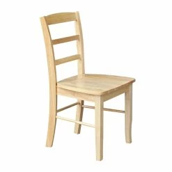 Best reviews of 🤩 International Concepts Madrid Ladderback Dining Chair In Natural (Set Of 2) ❤️ -Cheap Office Chairs Store 200716 5 L