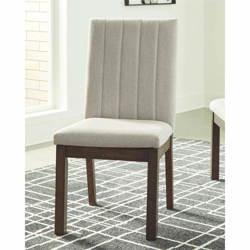 Deals ๐ Ashley Furniture Signature Design By Ashley Dellbeck Upholstered Dining Chair In Beige โ 4 Deals ๐ Ashley Furniture Signature Design By Ashley Dellbeck Upholstered Dining Chair In Beige โ - Image 2