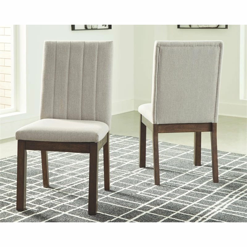 Deals ๐ Ashley Furniture Signature Design By Ashley Dellbeck Upholstered Dining Chair In Beige โ 5 Deals ๐ Ashley Furniture Signature Design By Ashley Dellbeck Upholstered Dining Chair In Beige โ - Image 3
