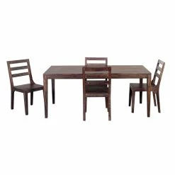 Discount 🔥 Porter Designs Fall River Solid Sheesham Wood Dining Chair - Walnut 🛒 -Cheap Office Chairs Store 2011494 22 L