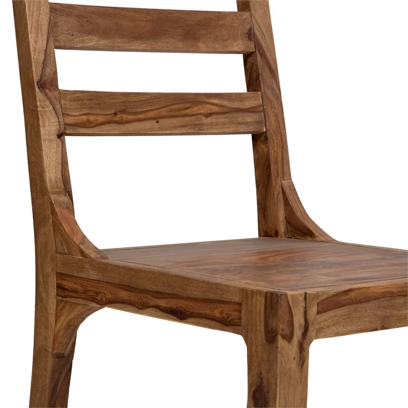 Outlet ๐ Porter Designs Urban Solid Sheesham Wood Dining Chair - Brown ๐ 8 Outlet ๐ Porter Designs Urban Solid Sheesham Wood Dining Chair - Brown ๐ - Image 6