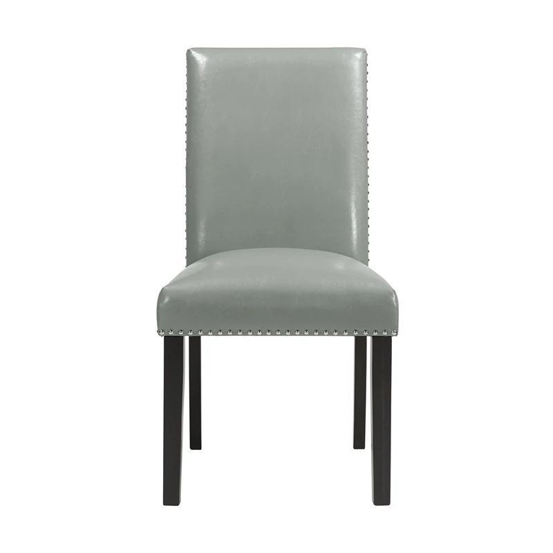Promo 😀 Picket House Furnishings Pia Faux Leather Dining Side Chair Set In Grey 🎉 8 Promo 😀 Picket House Furnishings Pia Faux Leather Dining Side Chair Set In Grey 🎉 - Image 6