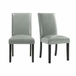 Promo 😀 Picket House Furnishings Pia Faux Leather Dining Side Chair Set In Grey 🎉 13 Promo 😀 Picket House Furnishings Pia Faux Leather Dining Side Chair Set In Grey 🎉 -Cheap Office Chairs Store 2012170 8 L