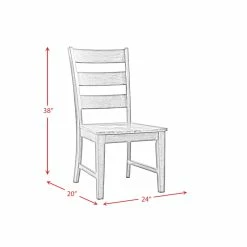 Cheapest 🎉 Picket House Furnishings Sultan Side Chair Set 🛒 -Cheap Office Chairs Store 2012178 10 L