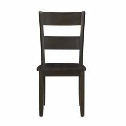 Top 10 ✨ Bowery Hill Ladder Back Dining Side Chair In Distressed Walnut (Set Of 2) 😉 -Cheap Office Chairs Store 2012240 1 L