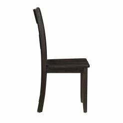 Top 10 ✨ Bowery Hill Ladder Back Dining Side Chair In Distressed Walnut (Set Of 2) 😉 -Cheap Office Chairs Store 2012240 2 L