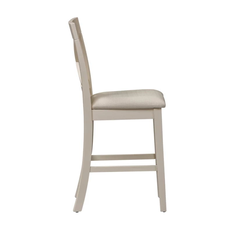 Cheap 👏 Liberty Furniture Thornton White X Back Wood Counter Chair- Pack Of 2 👍 7 Cheap 👏 Liberty Furniture Thornton White X Back Wood Counter Chair- Pack Of 2 👍 - Image 5