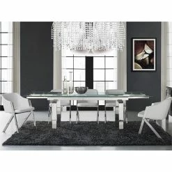 Deals 🛒 Casabianca Furniture Modern Acorn Faux Leather Dining Chair In White ✨ -Cheap Office Chairs Store 2013699 1 L