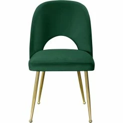 Promo 😀 Meridian Furniture Logan Green Velvet Dining Chair (Set Of 2) 💯 11 Promo 😀 Meridian Furniture Logan Green Velvet Dining Chair (Set Of 2) 💯 -Cheap Office Chairs Store 2017590 2 L