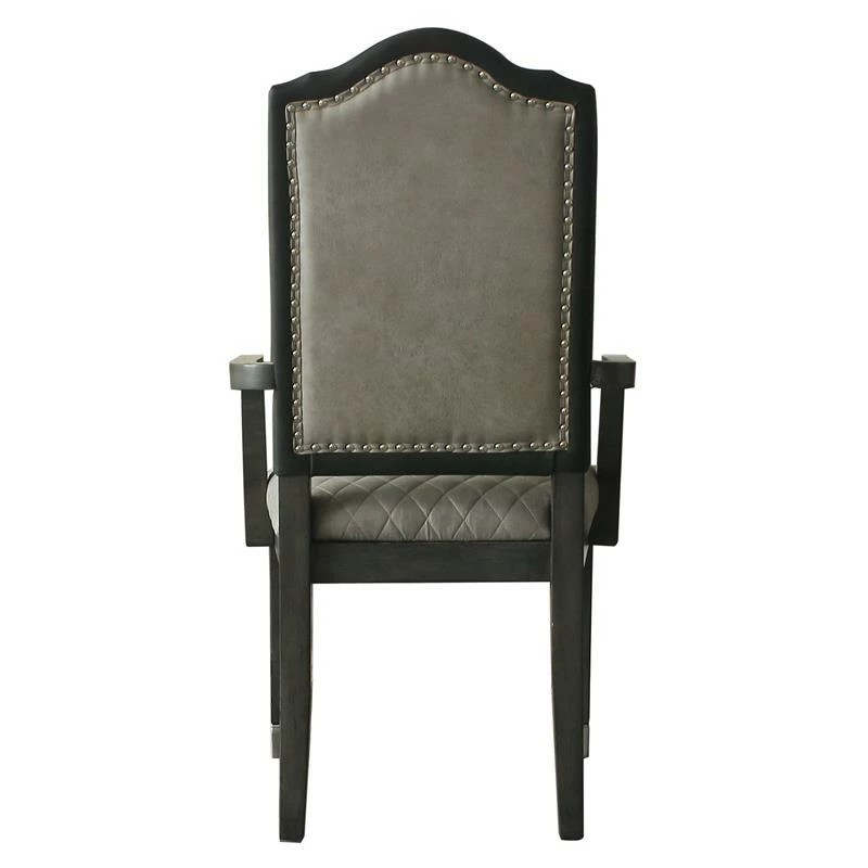 Best Pirce 🥰 ACME Furniture ACME House Beatrice Fabric Arm Chair In Two Tone Gray And Charcoal (Set Of 2) 🤩 7 Best Pirce 🥰 ACME Furniture ACME House Beatrice Fabric Arm Chair In Two Tone Gray And Charcoal (Set Of 2) 🤩 - Image 5