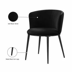 Deals ๐คฉ Meridian Furniture Skylar Black Velvet Dining Chair (Set Of 2) ๐ 12 Deals ๐คฉ Meridian Furniture Skylar Black Velvet Dining Chair (Set Of 2) ๐ -Cheap Office Chairs Store 2020397 3 L