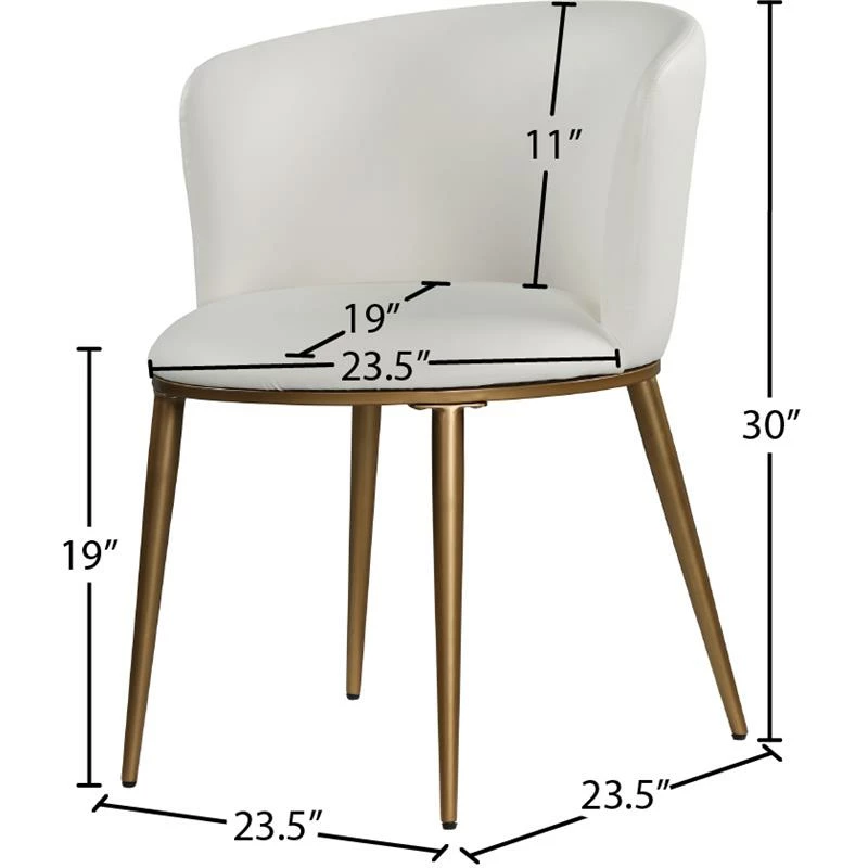 Top 10 ๐ฅ Meridian Furniture Skylar White Faux Leather Dining Chair (Set Of 2) โ 7 Top 10 ๐ฅ Meridian Furniture Skylar White Faux Leather Dining Chair (Set Of 2) โ - Image 5