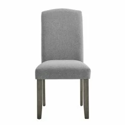 Best Sale ⌛ Steve Silver Company Steve Silver Emily Gray Fabric Side Chair ✔️ -Cheap Office Chairs Store 2020933 2 L