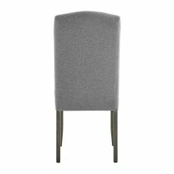Best Sale ⌛ Steve Silver Company Steve Silver Emily Gray Fabric Side Chair ✔️ -Cheap Office Chairs Store 2020933 4 L