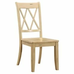 Best Pirce 🔥 Lexicon Janina Contemporary Wood Dining Room Side Chair In Buttermilk (Set Of 2) 😀