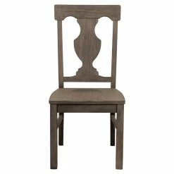 Budget ❤️ Lexicon Toulon Wood Dining Side Chair In Wire Brushed Dark Pewter (Set Of 2) 👍 -Cheap Office Chairs Store 2025391 3 L