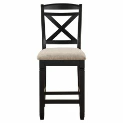 New โค๏ธ Lexicon Baywater Wood Counter Height Dining Chairs In Black And Beige (Set Of 2) ๐ 11 New โค๏ธ Lexicon Baywater Wood Counter Height Dining Chairs In Black And Beige (Set Of 2) ๐ -Cheap Office Chairs Store 2025584 3 L