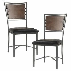 Best Sale 🥰 Lexicon Fideo Metal Dining Room Side Chairs In Burnished/Black (Set Of 2) ❤️ 10 Best Sale 🥰 Lexicon Fideo Metal Dining Room Side Chairs In Burnished/Black (Set Of 2) ❤️ -Cheap Office Chairs Store 2025591 2 L