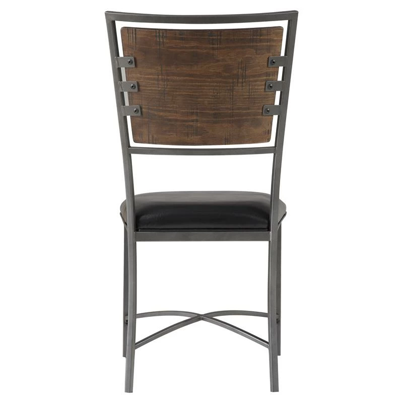 Best Sale 🥰 Lexicon Fideo Metal Dining Room Side Chairs In Burnished/Black (Set Of 2) ❤️ 7 Best Sale 🥰 Lexicon Fideo Metal Dining Room Side Chairs In Burnished/Black (Set Of 2) ❤️ - Image 5