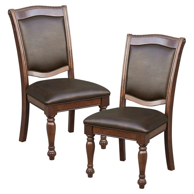 Cheap 🤩 Lexicon Lordsburg Wood Dining Room Side Chairs In Brown Cherry (Set Of 2) 🎉 5 Cheap 🤩 Lexicon Lordsburg Wood Dining Room Side Chairs In Brown Cherry (Set Of 2) 🎉 - Image 3