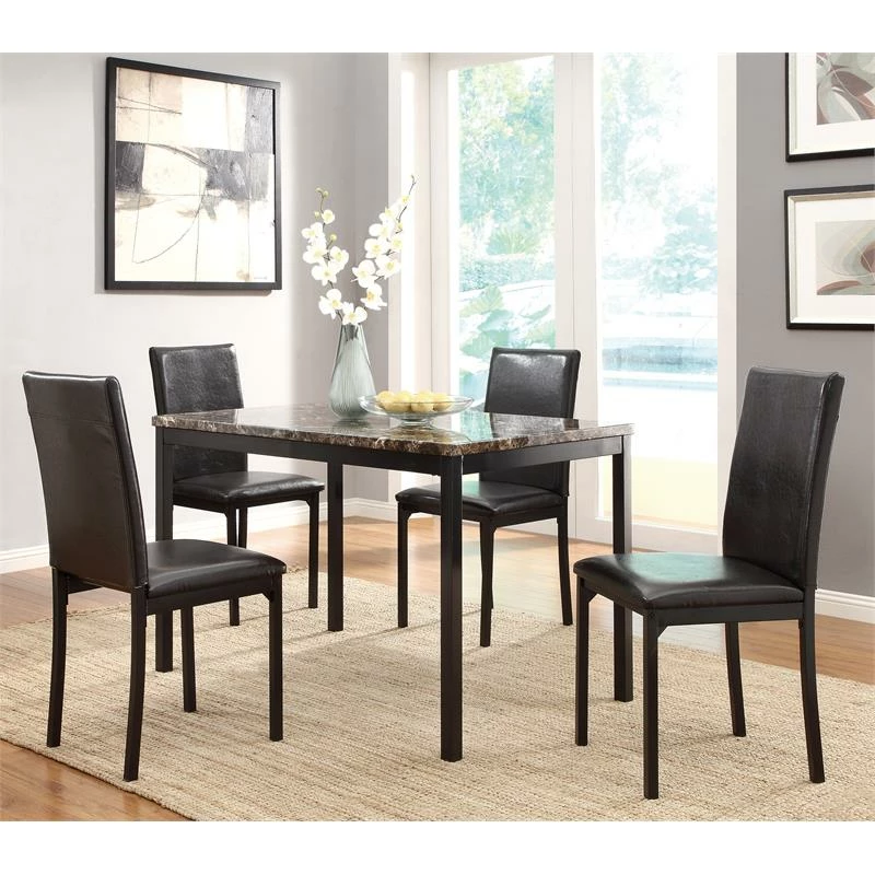 Best deal ⌛ Lexicon Tempe Contemporary Metal Dining Room Chairs In Black (Set Of 4) 🛒 4 Best deal ⌛ Lexicon Tempe Contemporary Metal Dining Room Chairs In Black (Set Of 4) 🛒 - Image 2
