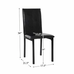 Best deal ⌛ Lexicon Tempe Contemporary Metal Dining Room Chairs In Black (Set Of 4) 🛒 9 Best deal ⌛ Lexicon Tempe Contemporary Metal Dining Room Chairs In Black (Set Of 4) 🛒 -Cheap Office Chairs Store 2025601 3 L