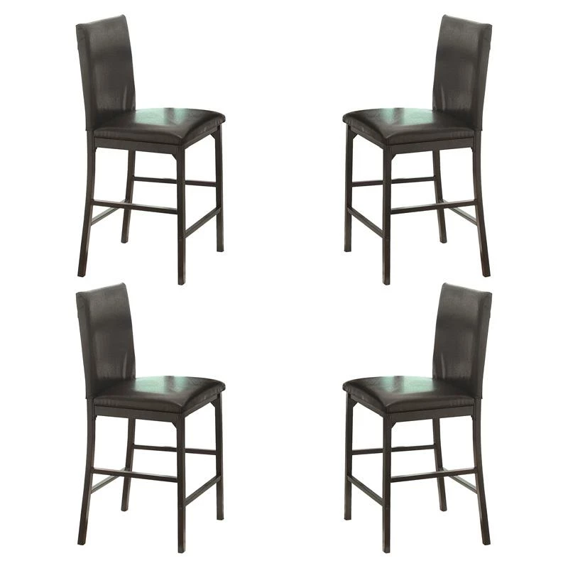 Discount 🔥 Lexicon Tempe Metal Counter Height Dining Chairs In Black And Brown (Set Of 4) 👍 5 Discount 🔥 Lexicon Tempe Metal Counter Height Dining Chairs In Black And Brown (Set Of 4) 👍 - Image 3