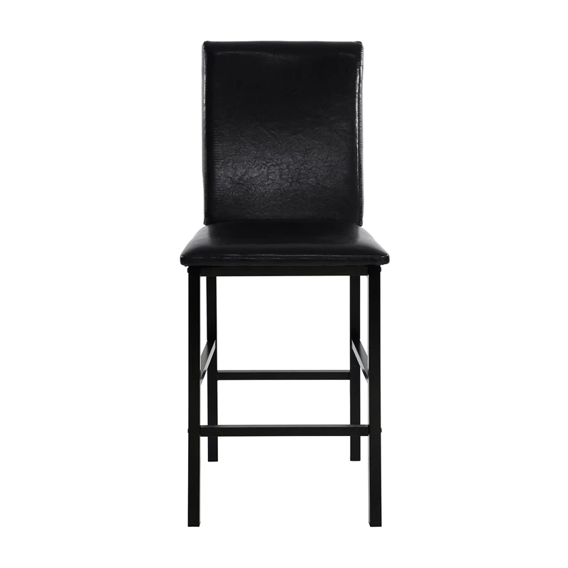 Discount 🔥 Lexicon Tempe Metal Counter Height Dining Chairs In Black And Brown (Set Of 4) 👍 7 Discount 🔥 Lexicon Tempe Metal Counter Height Dining Chairs In Black And Brown (Set Of 4) 👍 - Image 5