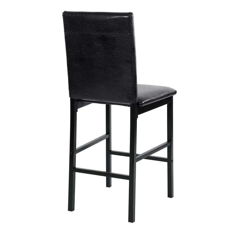 Discount 🔥 Lexicon Tempe Metal Counter Height Dining Chairs In Black And Brown (Set Of 4) 👍 8 Discount 🔥 Lexicon Tempe Metal Counter Height Dining Chairs In Black And Brown (Set Of 4) 👍 - Image 6