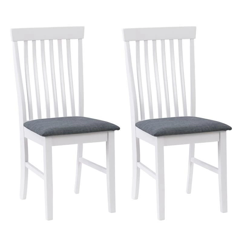 Cheap โค๏ธ CorLiving Michigan Two Tone Gray And White Wood Dining Chair - Set Of 2 ๐ฏ 4 Cheap โค๏ธ CorLiving Michigan Two Tone Gray And White Wood Dining Chair - Set Of 2 ๐ฏ - Image 2