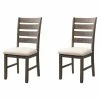 Cheapest 🤩 Bowery Hill Ladder Back Dining Side Chair In Walnut (Set Of 2) ❤️ -Cheap Office Chairs Store 2104036 L