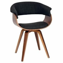 Flash Sale 😀 Allora Fabric Accent Chair In Charcoal 👏