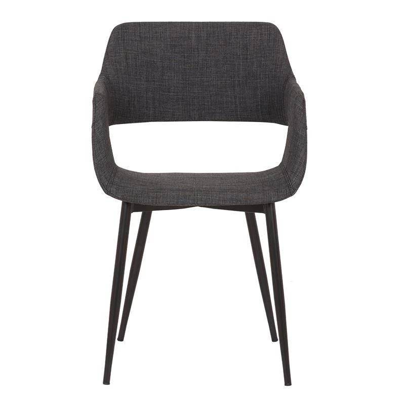 Flash Sale โ Allora Open Back Dining Accent Chair In Charcoal Gray ๐ 4 Flash Sale โ Allora Open Back Dining Accent Chair In Charcoal Gray ๐ - Image 2