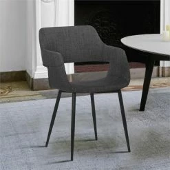 Flash Sale โ Allora Open Back Dining Accent Chair In Charcoal Gray ๐ 13 Flash Sale โ Allora Open Back Dining Accent Chair In Charcoal Gray ๐ -Cheap Office Chairs Store 2108240 5 L